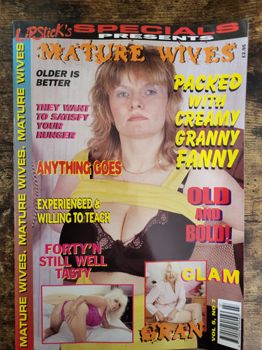 Lipstick Magazine Mature Wives Vol 5 No 7